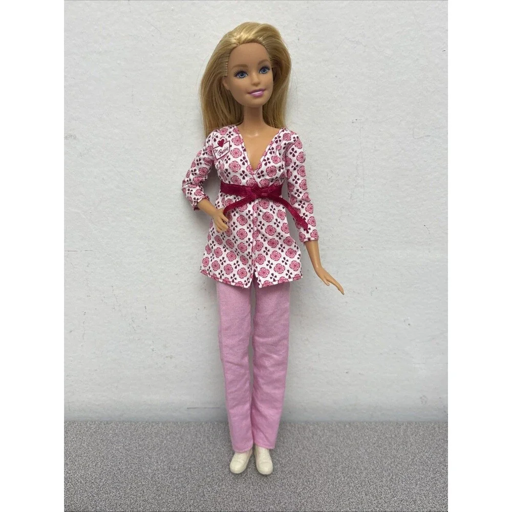 Barbie Medical Doctor Doll with Replacement Parts Accessories Lot Incomplete Set